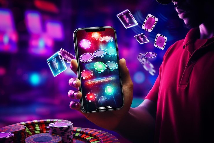 Layar permainan Hood vs Wolf menampilkan gulungan dan simbol karakter